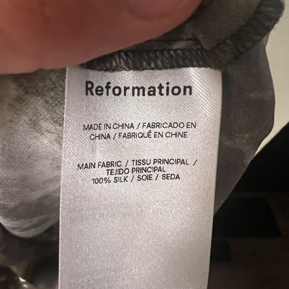 Reformation Layla Silk Skirt | Size 4P | Anaconda - Picture 5 of 8